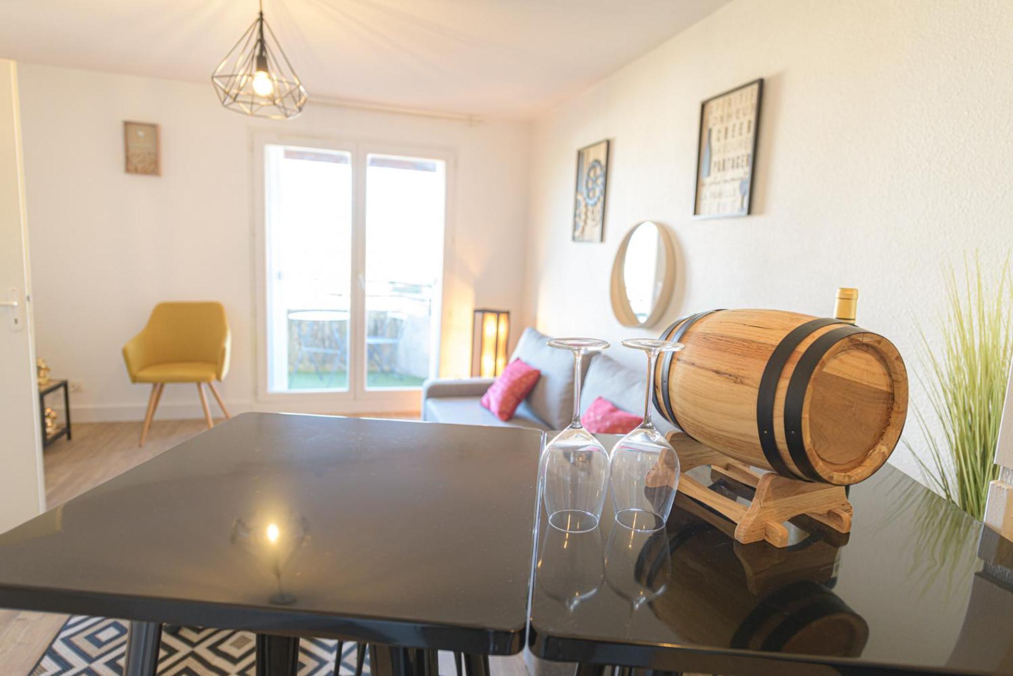 Magnifique appartement T2 rénové Aux vendanges Gaillac Camera foto